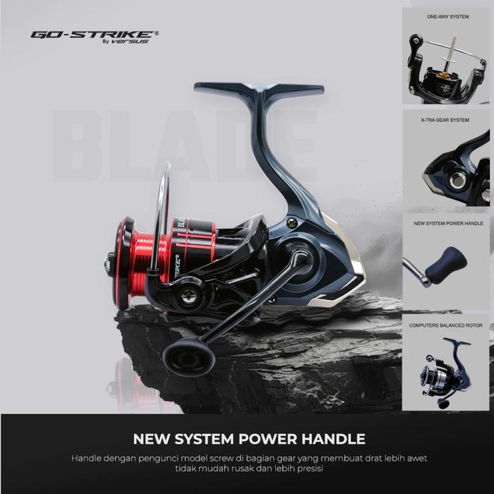 Reel Pancing GoStrike Versus BLADE 1000 - 6000 (7 Seal Bearing) Power Handle