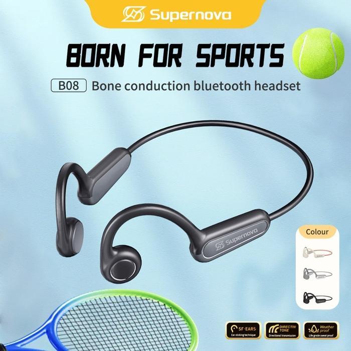 Sony Soundcore - Supernova B08 Earphone Bluetooth Sports Wireless Headphones Bone Conduction
