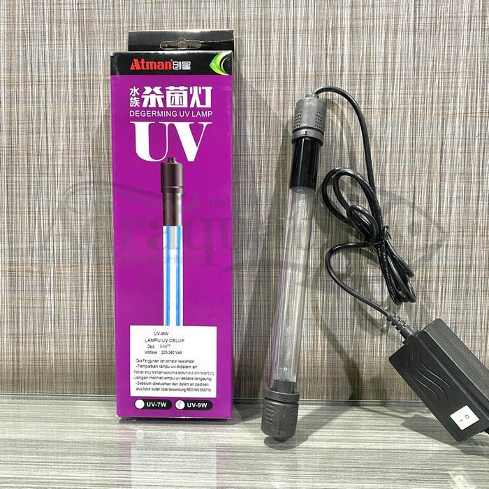 Atman Uv-9W Degerming Uv Lamp Lampu Uv Aquarium
