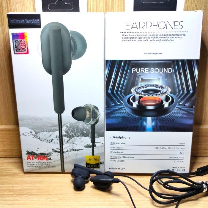 HANDSFREE EARPHONE HARMAN KARDON AT-104 JBL BASS+ HEADSET HEADPHONE BEST SELLER