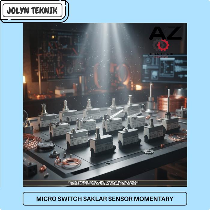 MICRO SWITCH TRAVEL LIMIT SWITCH AZ-7140 10A AC-15 DC-13 SAKLAR SENSOR WATERPROOF MOMENTARY LIMIT