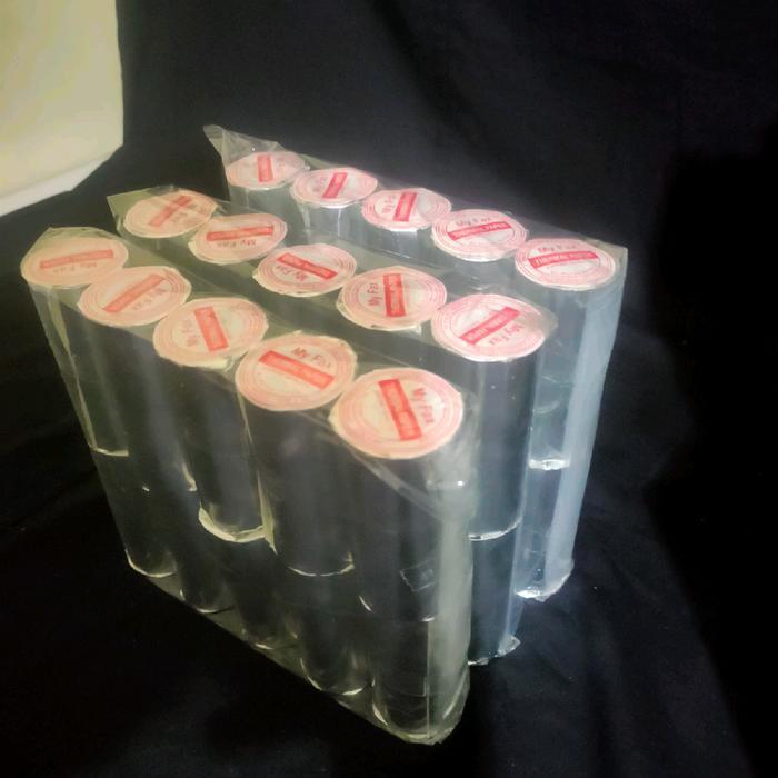 Terlaris Kertas thermal edc 80x50mm paket 10 pcs struk kasir printer thermal 80mm Roll