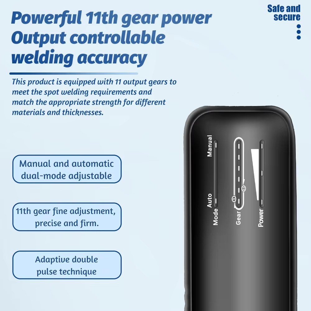 Portable Spot Welder DIY Handheld Spot Welding 11 Gears Battery Spot Welder With over Mahine