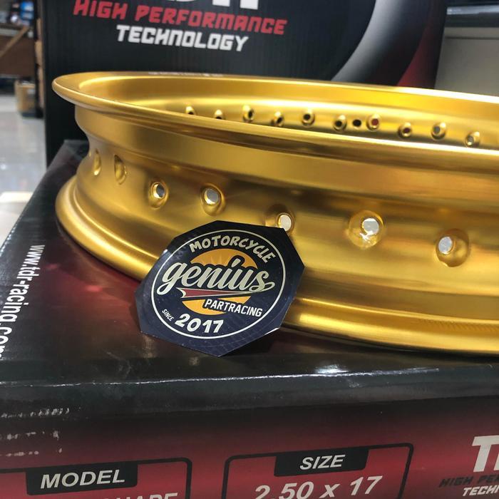 Velg Tdr W Shape 250 X 17 Ring 17 Gold Original Tdr