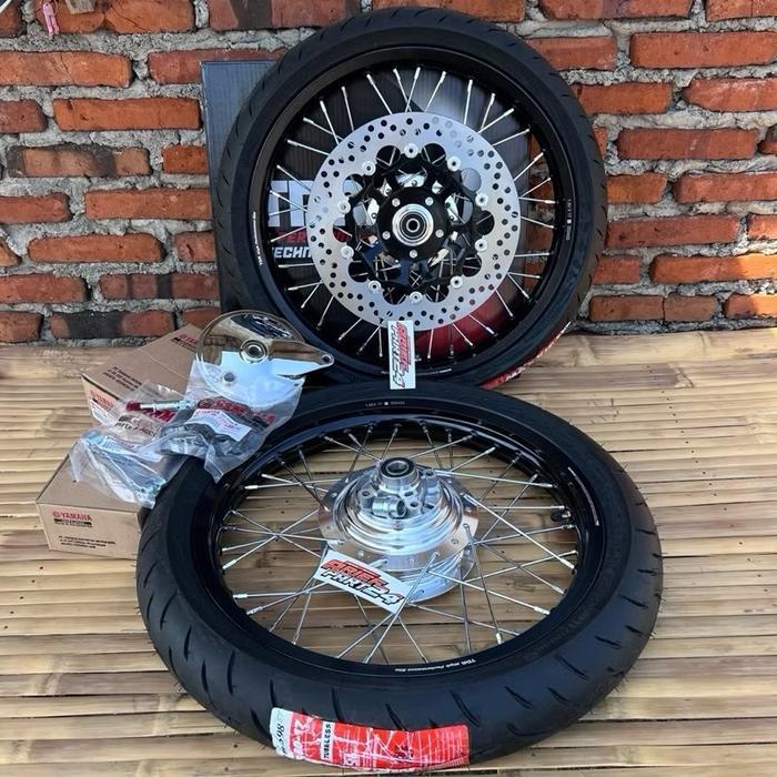 Velg set tromol MP paket velg set tromol rxking velg TDR set pnp cb gl magapro Tiger gl100 set - MAX