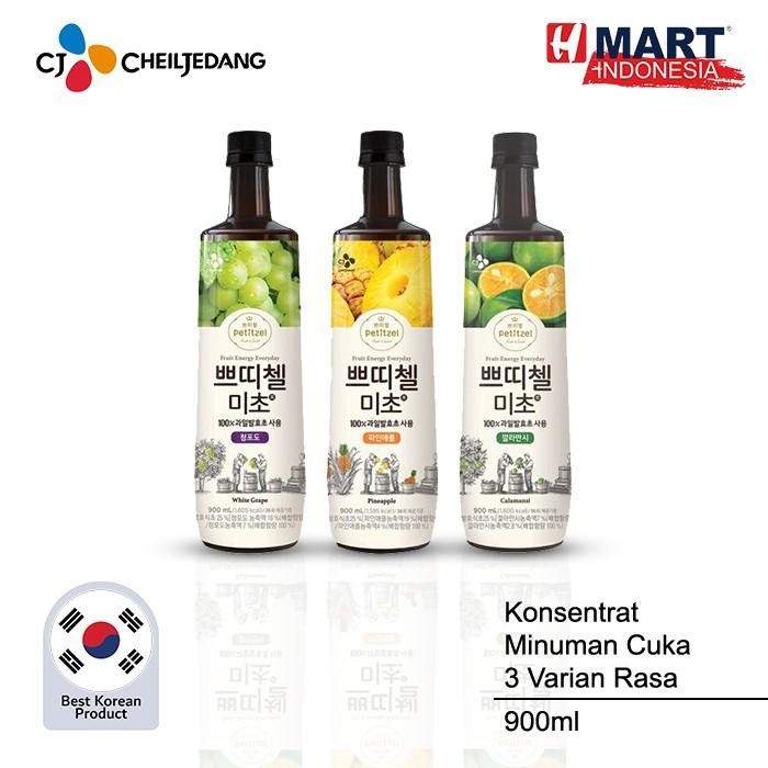 CJ Petitzel Micho Fruit Vinegar - Konsentrat Minuman Cuka Buah 900ml