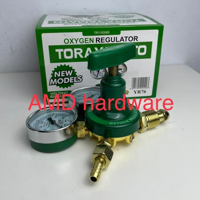 REGULATOR OXYGEN TABUNG MESIN LAS MIG O2 OKSIGEN TORA YAMATO JAPAN ORI