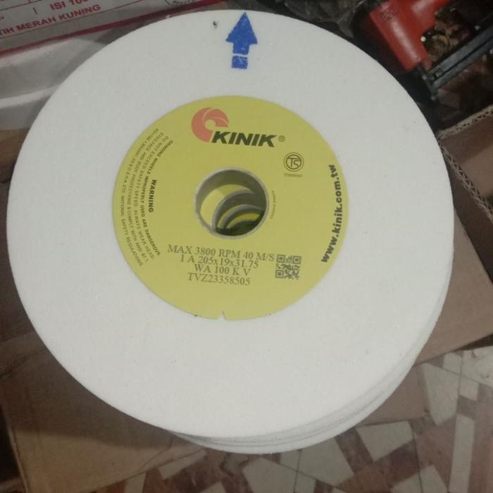 Batu Gerinda Lurus 205 x 19 x 31.75 mm Batu Gerinda KINIK WA 100 KV 1A