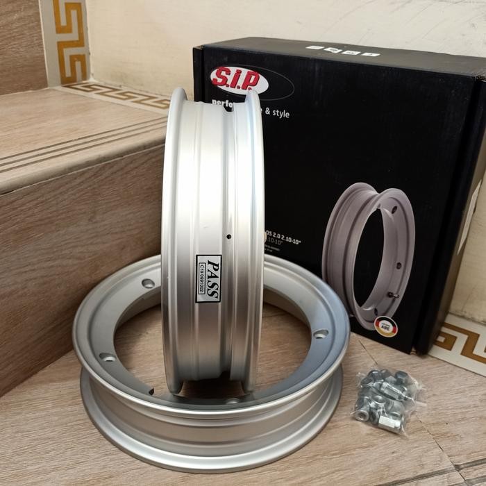 velg tubeless sip vespa pts sprint px series ring 10 original silver