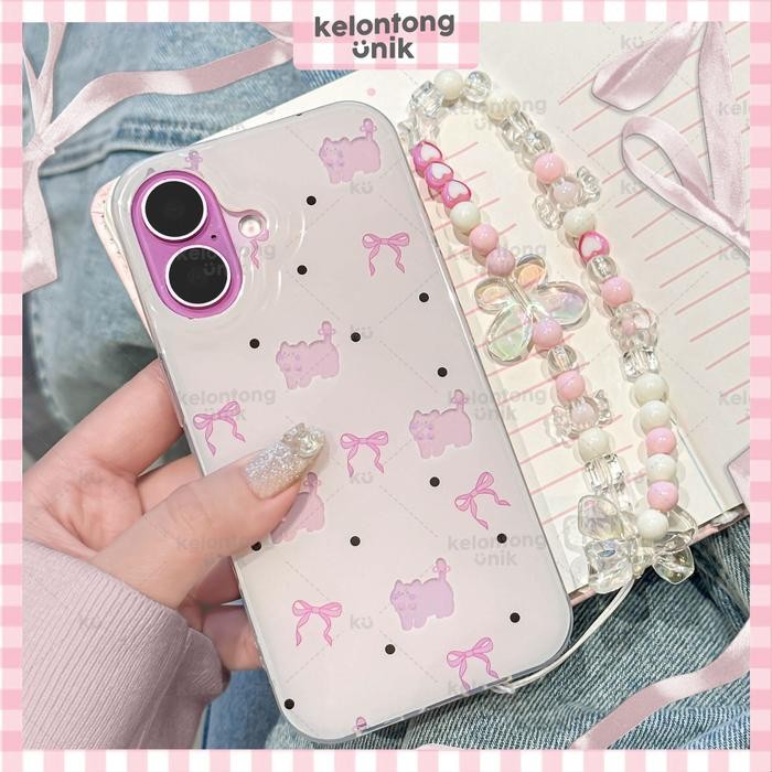 KELONTONG UNIK Cathy Cat Pink Coquette Case - Hardcase/ Casing HP for iPhone X XS XR XSMAX 11 12 13