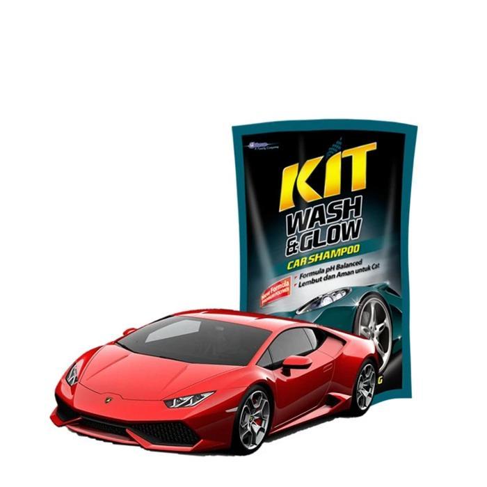 kytf- Kit Paket Shampoo & Multiguna Motor Pembersih / Pengkilap Body Kendaraan Doff