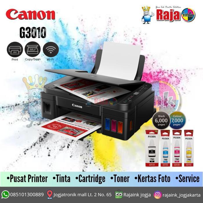 BARU Printer CANON G3010 Print Scan Copy Wifi Murah Promo Canon G3010 ORI Tinta