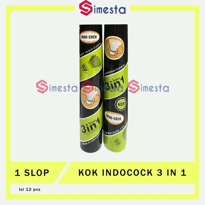 Indocock 3in1 Shuttlecock Kok Indocock Badmninton