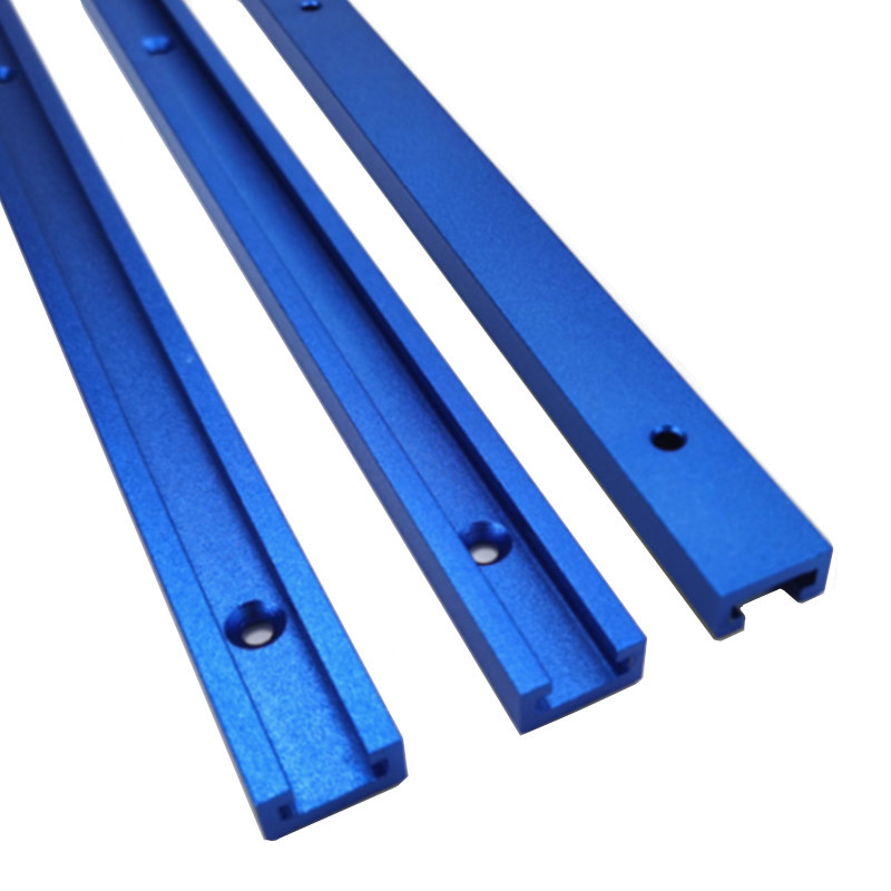 Aluminium Alloy T-track, Woodworking Chute Rail,19x9.5mm T Track T-slot Miter Track Jig T Screw Fixt