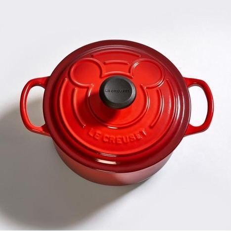 Murah le Creuset enamel full cover Limited edition Mickey mouse 18 cm ORI Terlaris