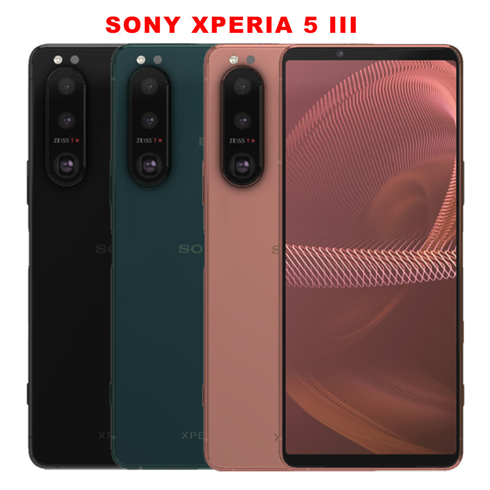 Original Sony Xperia 5 iii 5iii 5G Mobile Phone NFC 8GB+128/256GB 6.1" 12MP+8MP Snapdragon 888 Octa
