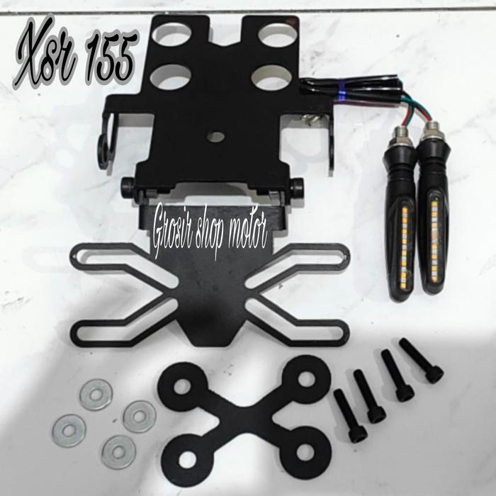 Paketan Lampu Sen Led Plus Tail Tidy Xsr 155 / Dudukan Plat Xsr 155