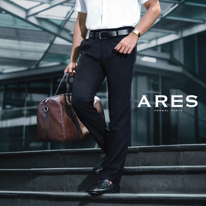 CUTOFF ARES FORMAL PANTS CELANA BAHAN KAIN BASIC PRIA PANJANG SLIM FIT
