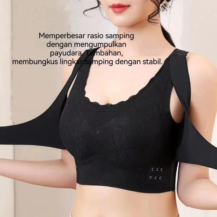 sipo- [Vimisu]Bra Sport Terbaru Tanpa Kawat/Menegak Bahu Dengan Sempurna Bh
