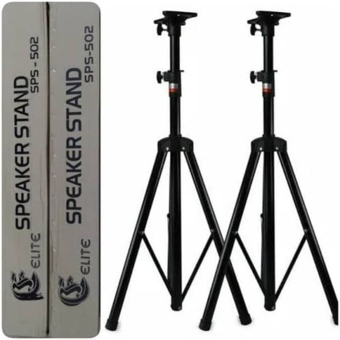 Wanjia88// Stand Speaker Tripod Speaker Monitor Untuk Speaker Aktif PORTABLE dudukan Speaker