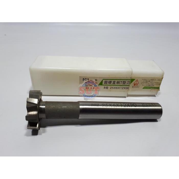 Tslot 25*6Hss 8 Flute Cutter T 25Mm T Slot