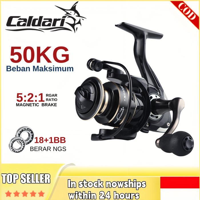 CALDARI NX SERIES FISHING REEL 30KG MAX DRAG KUAT TERJANGKAU GULUNGAN PANCING COCOK SPINNING JIGGING