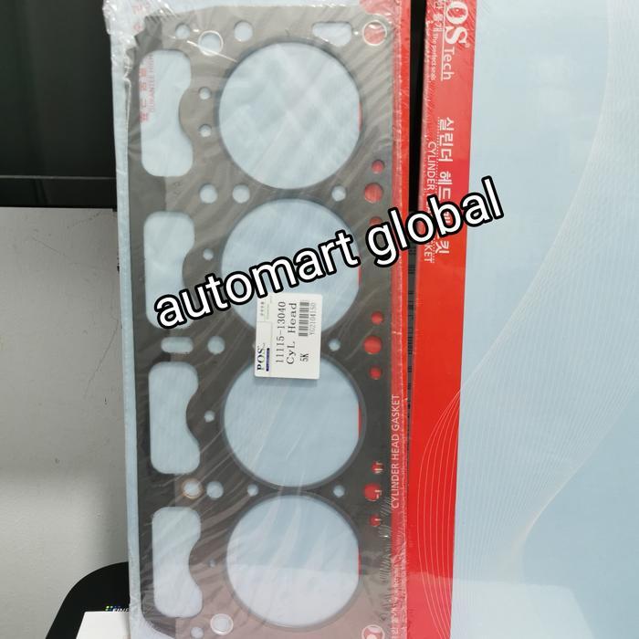 Packing Cylinder Head Deksel Kijang Super 5K Kf40 Kf50 Ori Berkualitas