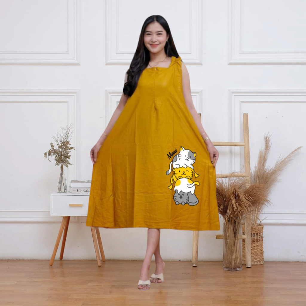 baju wanita brended Daster Lekbong Yukensi Batik Solo Motif Terbaru dress payung murah viral