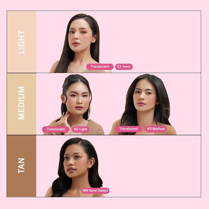 Nasywa- Masami Forever Matte Blurring Foundation Powder / Bedak Padat / Compact Powder Wajah