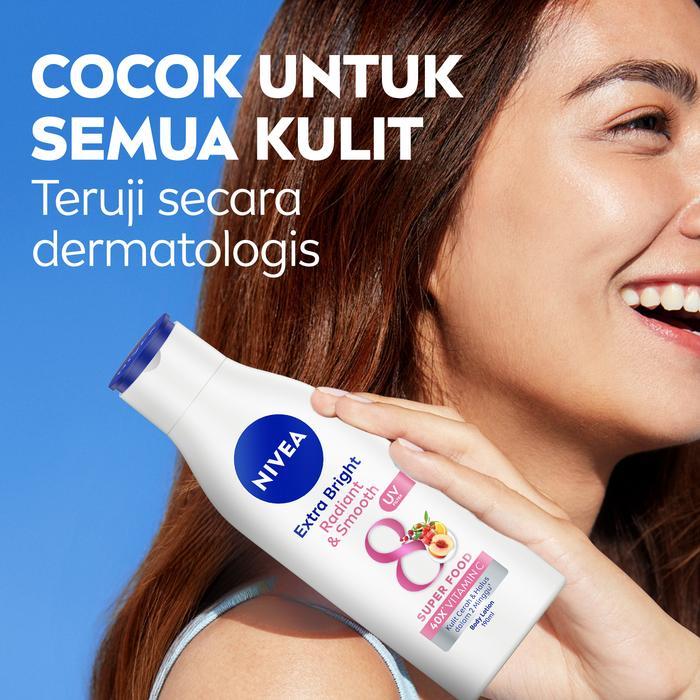 i0cc- Nivea Body Lotion Extra Bright Radiant & Smooth Uv Filter 190Ml - Hand Body Lotion