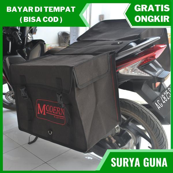 TAS KURIR JNE BAHAN KANVAS TAS BARANG BUAT MOTOR SURYA GUNA