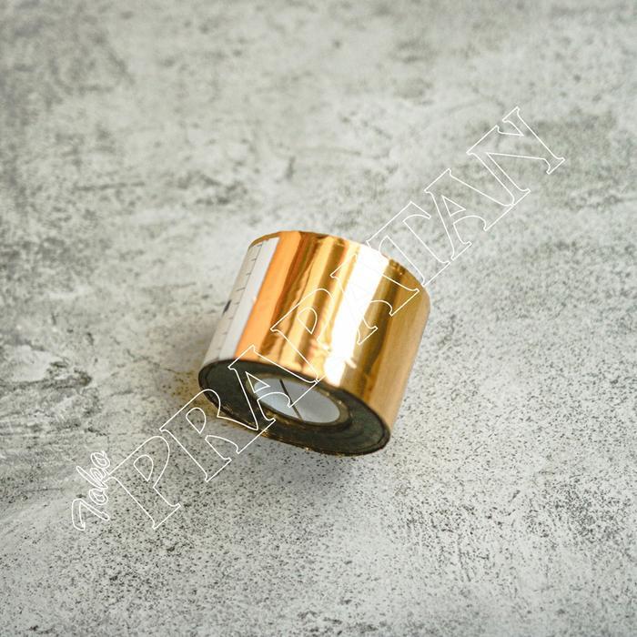 ptm0- Foil Emas Roll ( Prada Emas / Gold Prada) Kecil