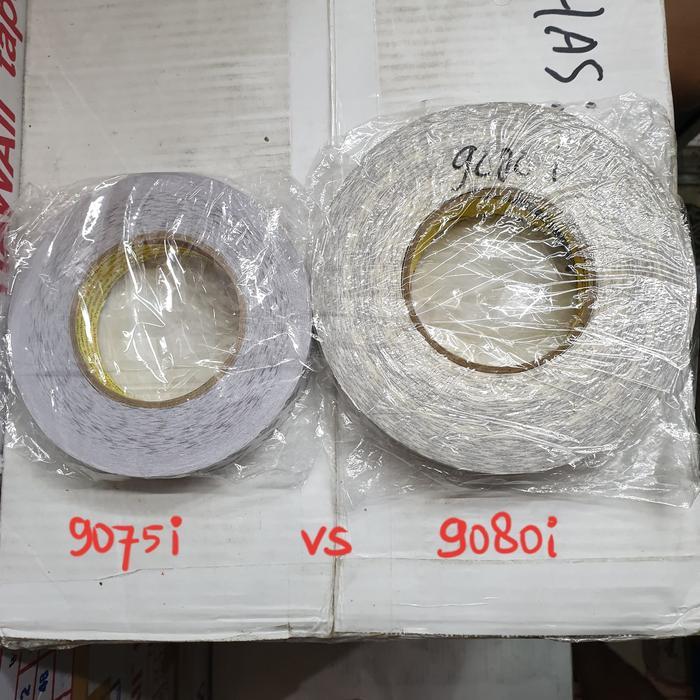 Double Tape 3M 9080I Tissue Original Lebar 0.5Inch (12Mm X 50Mtr) Gratisongkir
