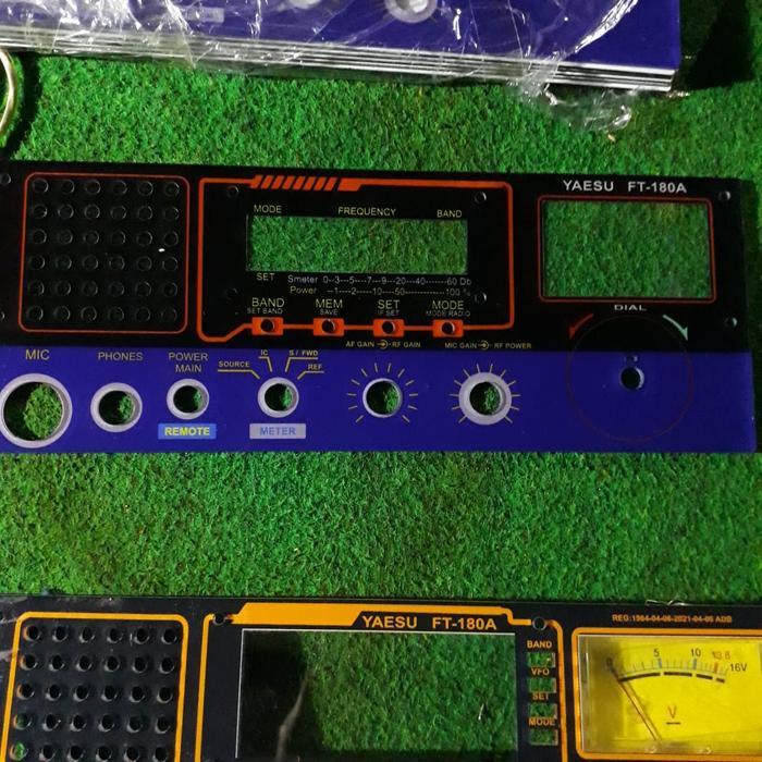 Casing PaNEL DEPan model HF Radio Yaesu 180 a MODEL Baru - murah joss