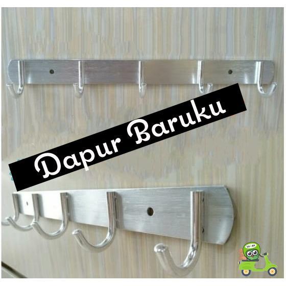 gantungan baju 5 kait / kapstok baju 5 kait