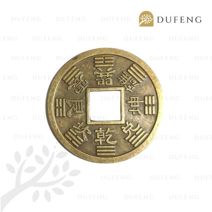 beb6- Koin Cina Kuno Besar Koin Cina Keberuntungan Lucky China Coin