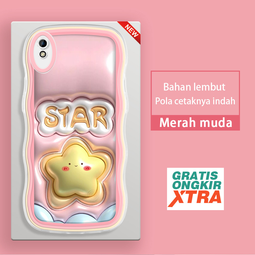 jinsouwe Redmi 6 6A 7 8 8A Pro 9 9A 9I 9AT 9C 10A 10C 10 5G 13 13C POCO C65 terbaru casing HP  Pola 