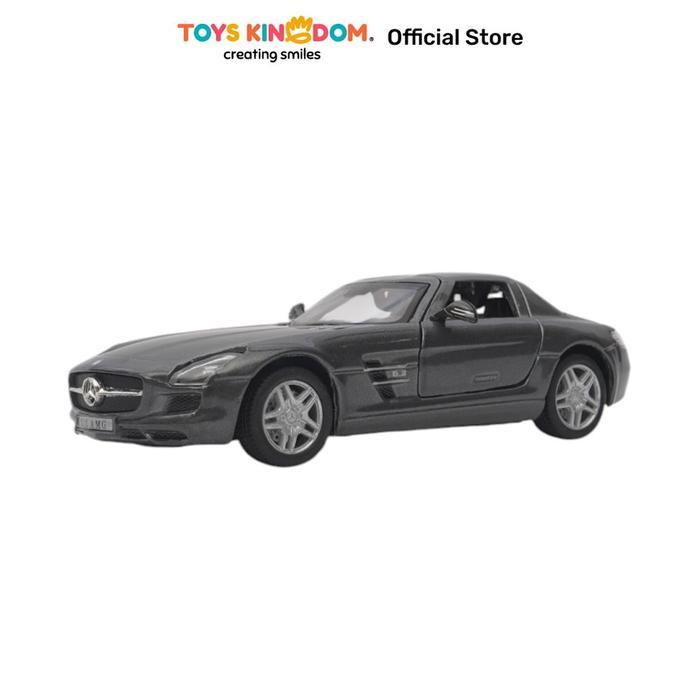 Toys Kingdom Top Gear Kinsmart 1:36 Diecast Mercedes Benz Sls Amg Random Miniatur Mobil