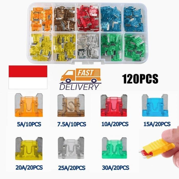 Diskon Sekring LOW PROFILE Fuse Blade micro Mini Blade