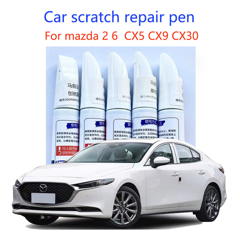 For Mazda Paint Repair Pen Mazda 2 3 6 Cx5 Cx5 Cx9 Cx30 Repair Pen Wax Paint Set Accessories