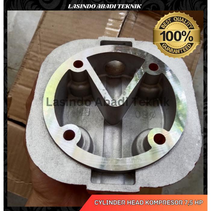 MOXER CYLINDER HEAD KOMPRESOR 7,5 HP KOP BURING KOMPRESOR 7,5 HP DAN 3 HP TIPE DW3090 ATAU DV2090