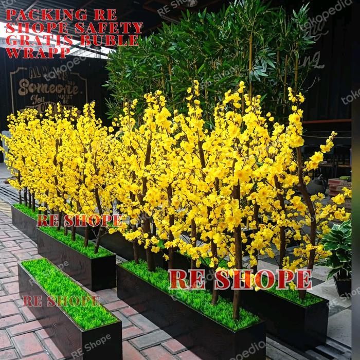 BUNGA HIAS PLASTIK/BUNGA PLASTIK/SAKURA/BUNGA SAKURA/PARTISI SAKURA
