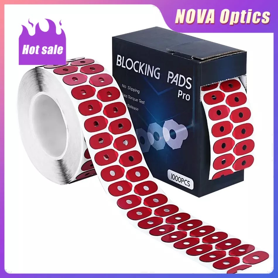 Best Price 1000pcs Lens Edger Non-slip Edging Lens Blocking Pad Suitable for Special Lenses Optical 