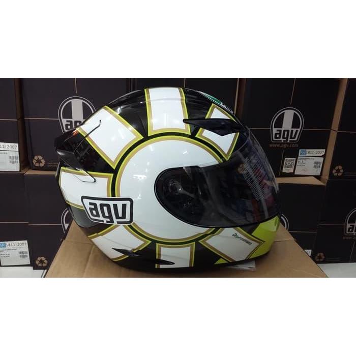 Helm AGV K3 Motif Gothic Black White K-3 Motif Brand New