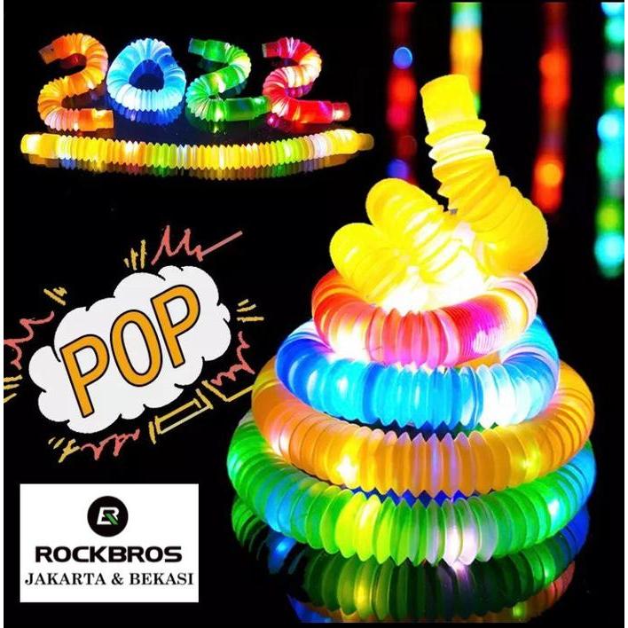 Pop Tube LED Tubes Lhts Lampu New Tabung Fidget Toys Sensory
