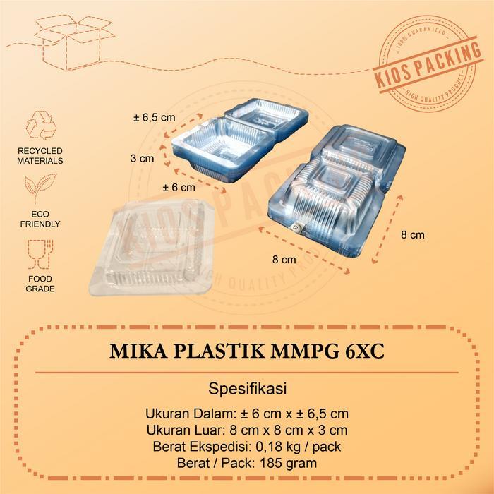 Terbaru 100Pcs Mika Plastik Mmpg 6X / Mika Kue Makanan 6Xc / Mika Mmpg 6X / 6Xc Food Grade