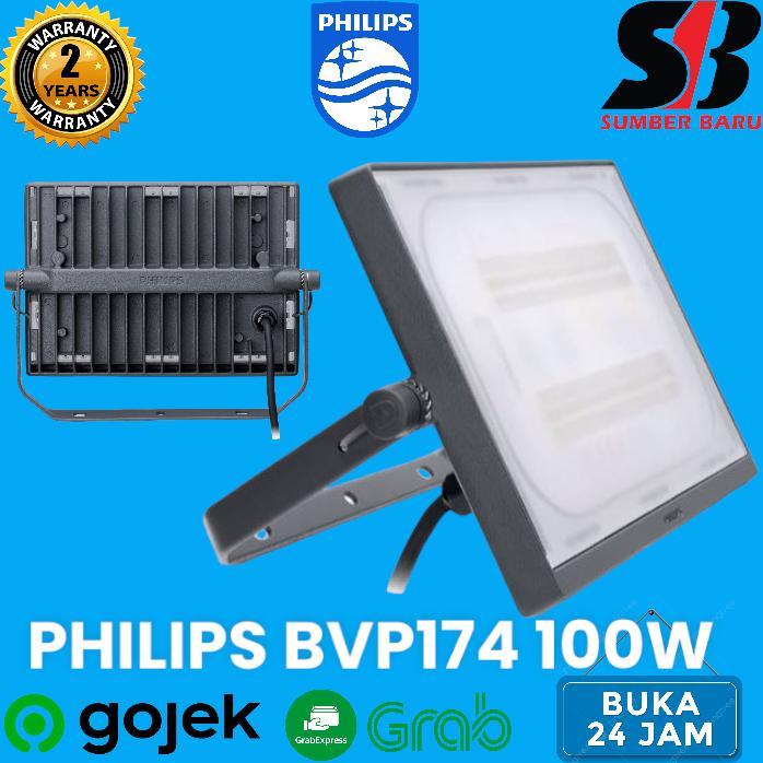 BERKUALITAS PHILIPS BVP174 100W 5700K LED FOODLIGHT - LAMPU SOROT PHILIPS BVP 174 100 W 100 WATT