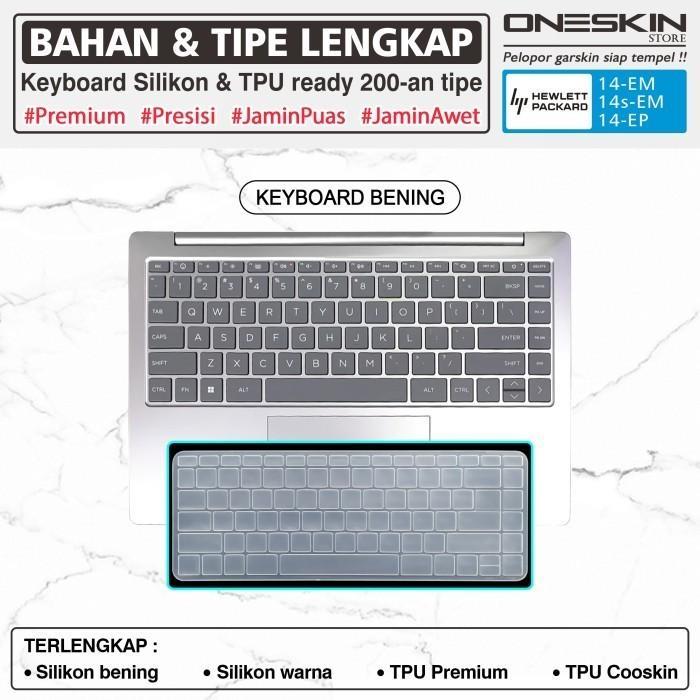 BERKUALITAS Pelindung Keyboard Protector Cover Kompatibel untuk HP 14s 14-ep ep0088tu ep0089tu