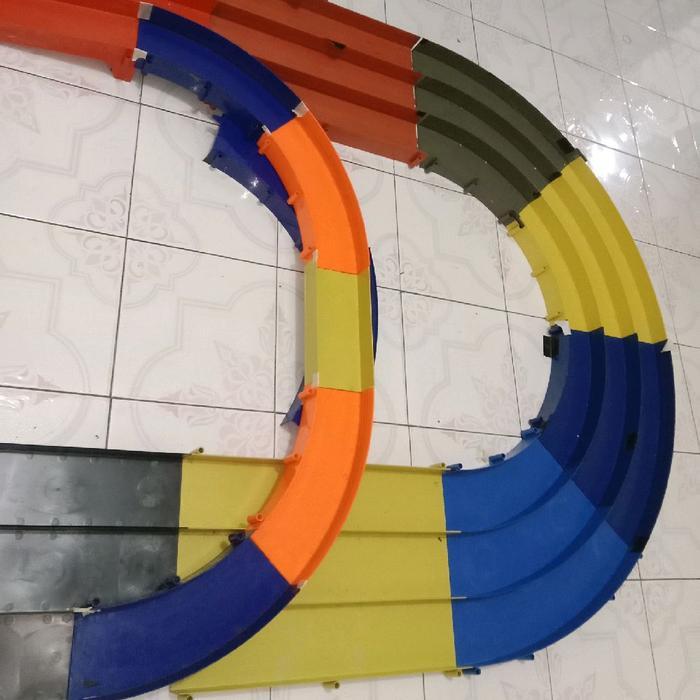 TRACK UNTUK BERMAIN TAMIYA 3JALUR PINDAH JALUR FLYOVER INTERCHANGE TRACK TAMIYA 3JALUR 3LINE