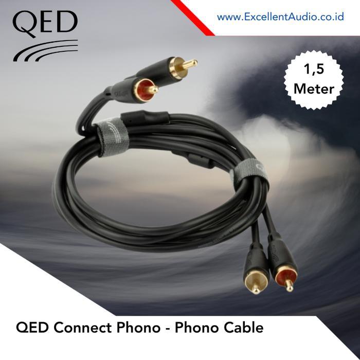 BERKUALITAS Kabel Audio QED Connect Phono - Phono Cable 1,5 meter